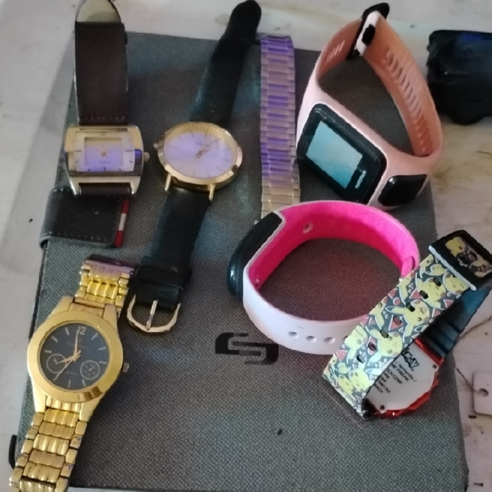 Gold and Black Smartwatch